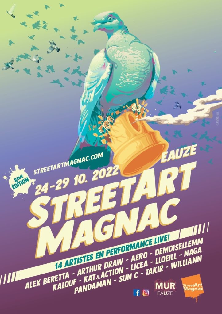 affiche streetartmagnac 2022